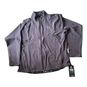 Under armour  Performance  Men.s  Gray with zipper   regular fit  size XL